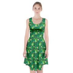 Leaf Clover Star Glitter Seamless Racerback Midi Dress by Pakemis