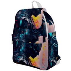 Who Sample Robot Prettyblood Top Flap Backpack by Ravend