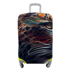 Leopard Feline Artwork Art Fantasy Luggage Cover (small) by Ravend