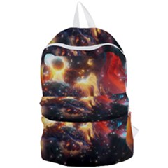 Nebula Galaxy Stars Astronomy Foldable Lightweight Backpack by Uceng