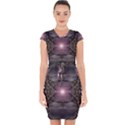 Fantasy Science Fiction Portal Capsleeve Drawstring Dress  View1