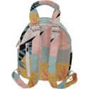 Leaves Pattern Design Colorful Travel Backpacks View2