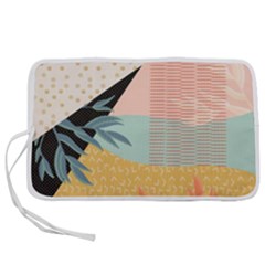 Leaves Pattern Design Colorful Pen Storage Case (s) by Uceng