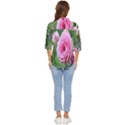 Flowers Women s Quarter Sleeve Pocket Shirt View4