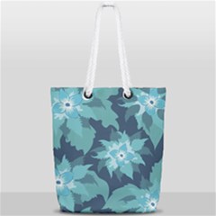 Graphic Design Wallpaper Abstract Full Print Rope Handle Tote (small) by Ravend