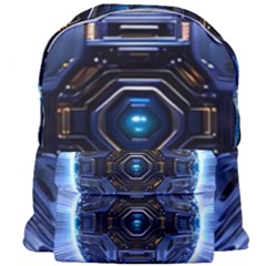 Ai Generated Digital Technology Computer Internet Giant Full Print Backpack by Ravend