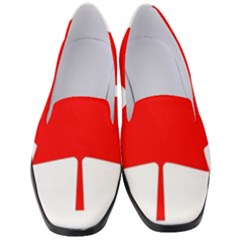 Canada Flag Canadian Flag View Women s Classic Loafer Heels by Ravend