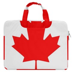 Canada Flag Canadian Flag View Macbook Pro 13  Double Pocket Laptop Bag by Ravend