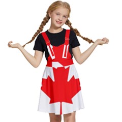 Canada Flag Canadian Flag View Kids  Apron Dress by Ravend