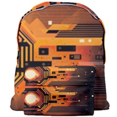 Technology Design Tech Computer Future Business Giant Full Print Backpack by Ravend