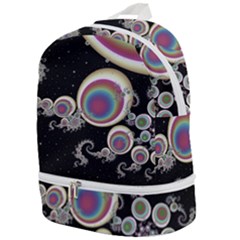 Fractal Math Abstract Abstract Art Digital Art Zip Bottom Backpack by Ravend