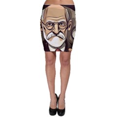 Ai Generated Psychotherapist Psychology Therapy Bodycon Skirt by danenraven