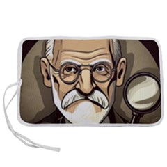 Ai Generated Psychotherapist Psychology Therapy Pen Storage Case (m) by danenraven