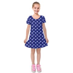 Into The Forest Kids  Short Sleeve Velvet Dress by Sparkle