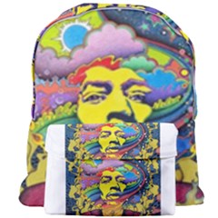 Psychedelic Rock Jimi Hendrix Giant Full Print Backpack by Jancukart