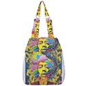 Psychedelic Rock Jimi Hendrix Center Zip Backpack View1