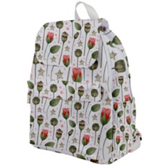 Poppies Red Poppies Red Flowers Top Flap Backpack by Ravend