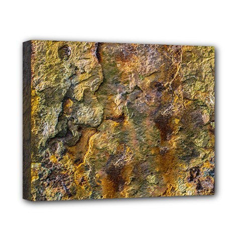 Rusty Orange Abstract Surface Canvas 10  X 8  (stretched) by dflcprintsclothing