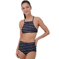 Pi Circle Diameter Circumference Ratio Radius High Waist Tankini Set by Ravend