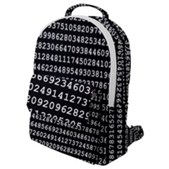 Pi Circle Diameter Circumference Ratio Radius Flap Pocket Backpack (small) by Ravend