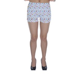 Easter Bunny Pattern Hare Easter Bunny Easter Egg Skinny Shorts by Ravend