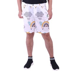 Art Pattern Design Wallpaper Background Print Men s Pocket Shorts by Ravend