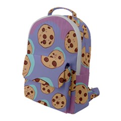 Cookies Chocolate Chips Chocolate Cookies Sweets Flap Pocket Backpack (large) by Ravend