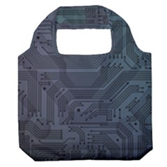 Circuit Board Circuits Mother Board Computer Chip Premium Foldable Grocery Recycle Bag by Ravend