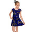 Art Pattern Design Background Graphic Kids  Cap Sleeve Dress View1