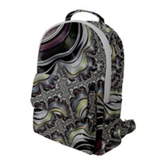 Fractal Background Pattern Texture Abstract Design Art Flap Pocket Backpack (large) by Ravend