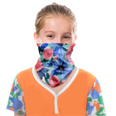 Classy Watercolor Flowers Face Covering Bandana (kids) by GardenOfOphir