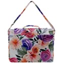 Country-chic Watercolor Flowers Box Up Messenger Bag View3