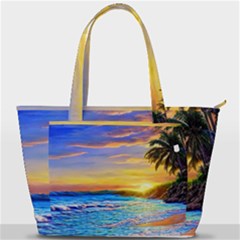 Sunrise At The Beach Back Pocket Shoulder Bag  by GardenOfOphir