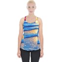 Ocean Sunset Piece Up Tank Top View1