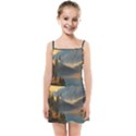 Dazzling Sunset Kids  Summer Sun Dress View1