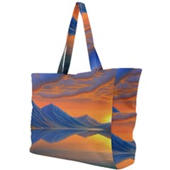 Glorious Sunset Simple Shoulder Bag by GardenOfOphir