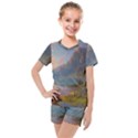 Marvelous Sunset Kids  Mesh Tee and Shorts Set View1