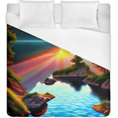 Gorgeous Sunset Duvet Cover (king Size) by GardenOfOphir