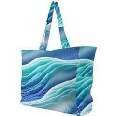 Pastel Beach Wave I Simple Shoulder Bag by GardenOfOphir