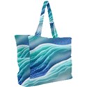 Pastel Beach Wave I Simple Shoulder Bag View2