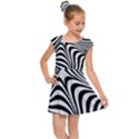 Pattern Geometric Lines Shapes Design Art Kids  Cap Sleeve Dress View1