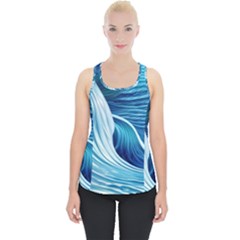 Summertime On The Sea Piece Up Tank Top by GardenOfOphir