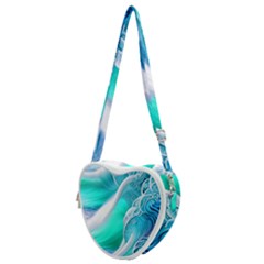 Pastel Simple Wave Heart Shoulder Bag by GardenOfOphir