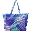 Majestic Ocean Waves Simple Shoulder Bag View3