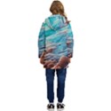 Waves Of The Ocean Kid s Hooded Longline Puffer Jacket View4