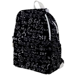 E=mc2 Text Science Albert Einstein Formula Mathematics Physics Top Flap Backpack by Jancukart