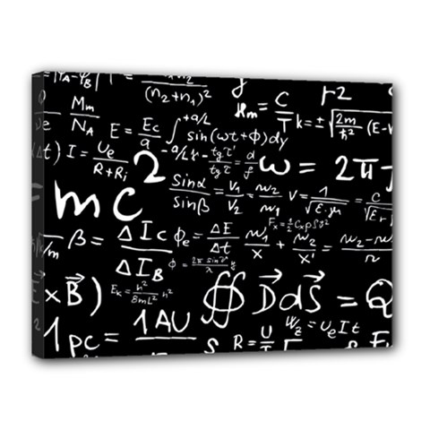 E=mc2 Text Science Albert Einstein Formula Mathematics Physics Canvas 16  X 12  (stretched) by Jancukart