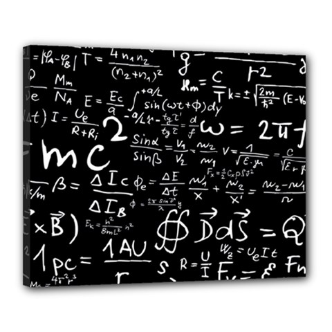 E=mc2 Text Science Albert Einstein Formula Mathematics Physics Canvas 20  X 16  (stretched) by Jancukart