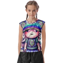 Necromancy Conjuration Magical Kids  Raglan Cap Sleeve Tee by GardenOfOphir