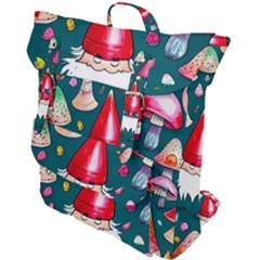 Mushrooms (228) Buckle Up Backpack by GardenOfOphir